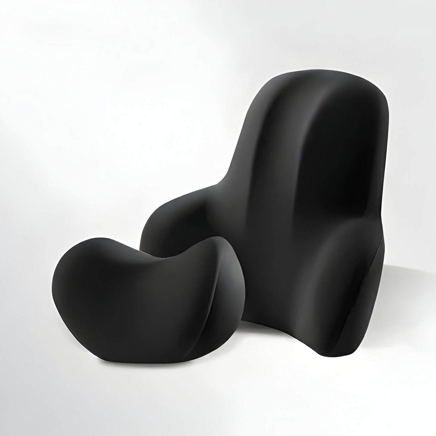 Contoured Car Seat Back Support Cushion