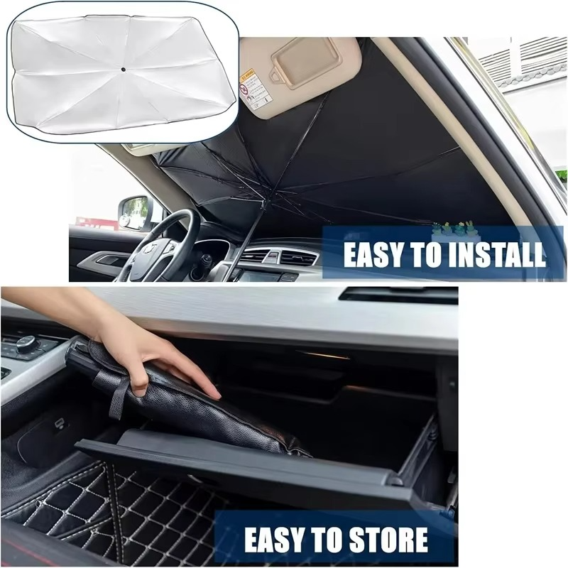 Premium Auto Windshield Sun Shade Protector