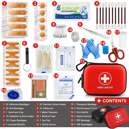 Essential First Aid Kit – Small Emergency Medical Bag