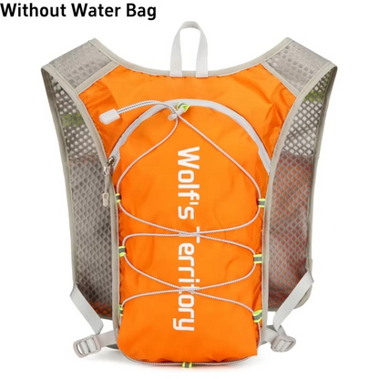 Lightweight Water Backpack With Reflective Panels And Ventilated Mesh