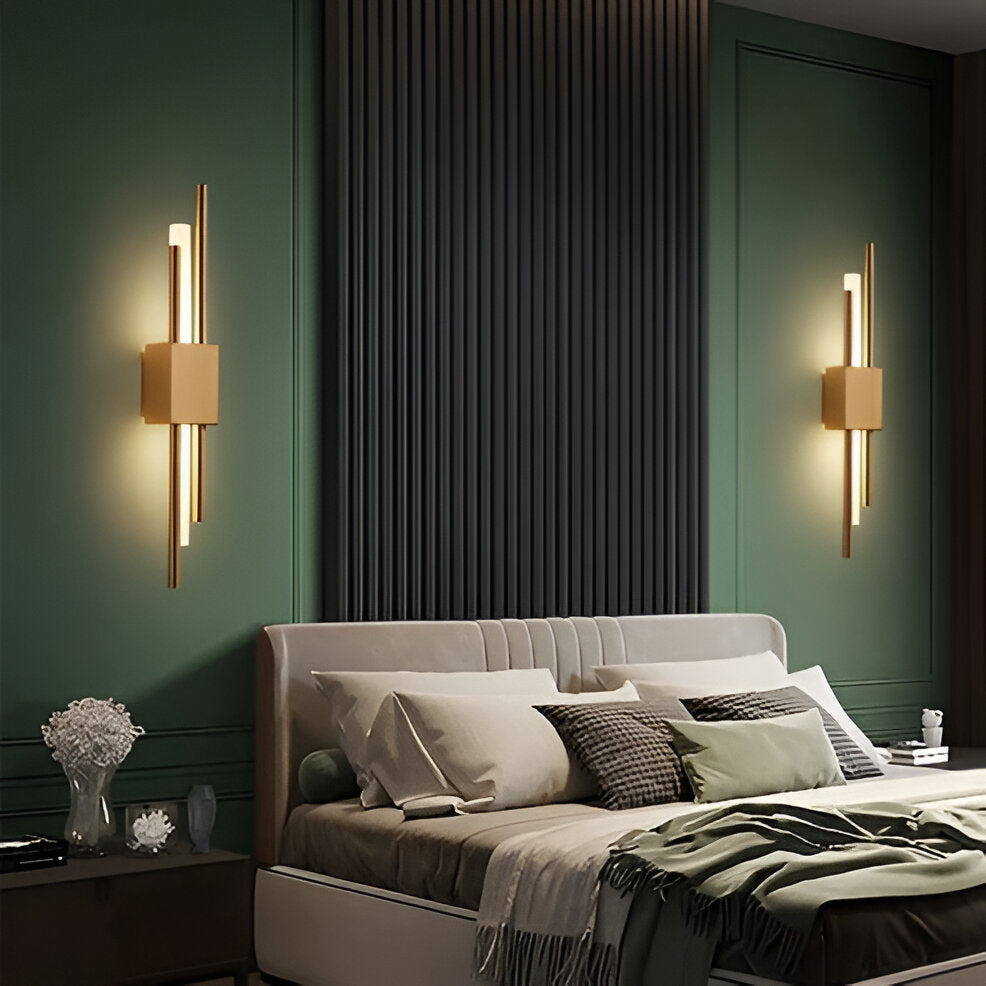 Sleek LED Wall Lamp with Color Changing Light