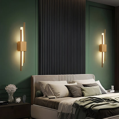 Sleek LED Wall Lamp with Color Changing Light