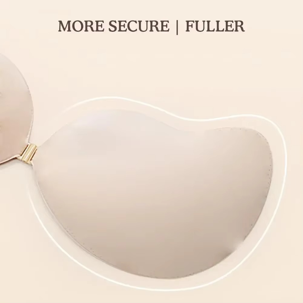 Comfortable Wireless Silicone Bra with Extra Lift