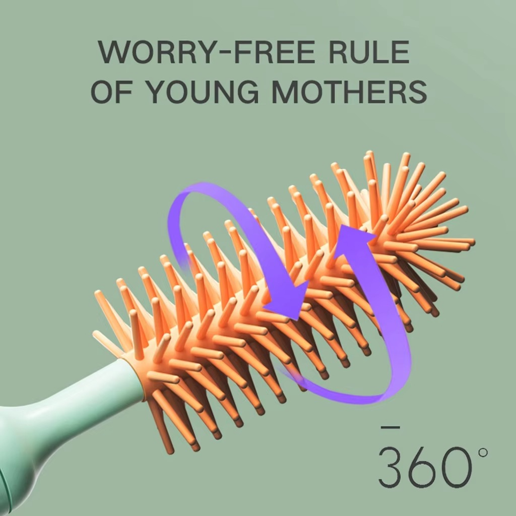 Baby Bottle Cleaner Brush Set for Newborns
