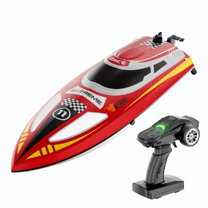 Fast RC Electric Speedboat Waterproof Remote Control Toy - Hehif