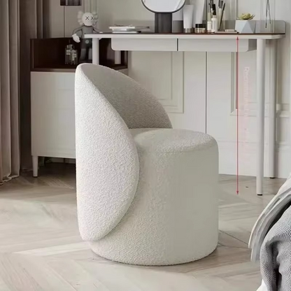 Comfortable Swivel Vanity Stool with Padded Seat