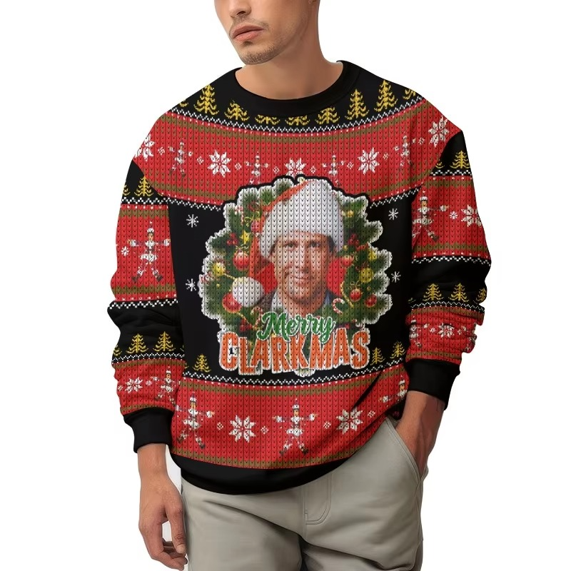 Fun Holiday 3D Graphic Sweater for Men and Women