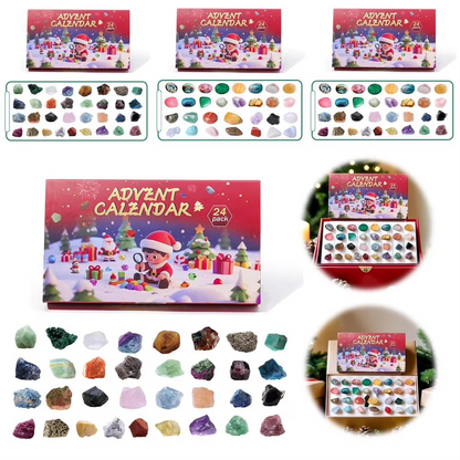 Fun Countdown Calendar 24 Days Kids Sparkle Collection - Hehif