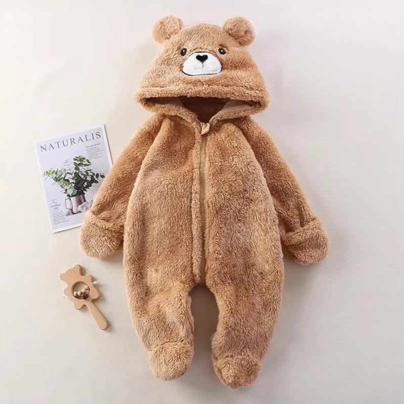 Warm Cute Baby Onesie for Cold Weather