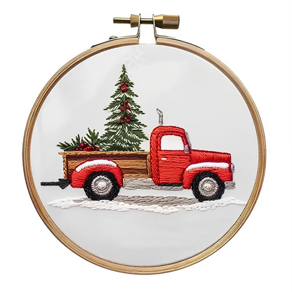 Easy Christmas Cross Stitch Kit for Beginners
