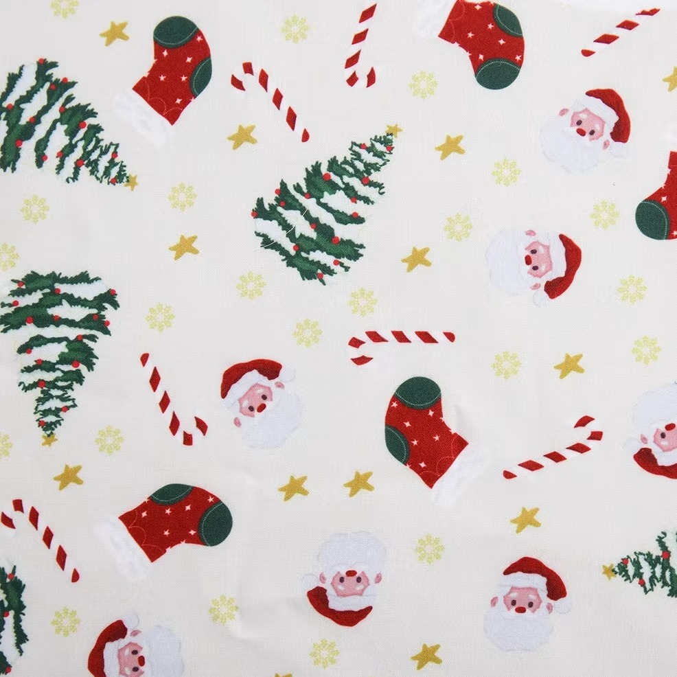 Festive Winter Bird Printed Quilting Fabric
