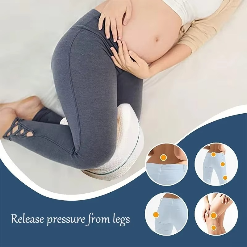 Contoured Support Foam Leg Pillow for Back Pain Relief