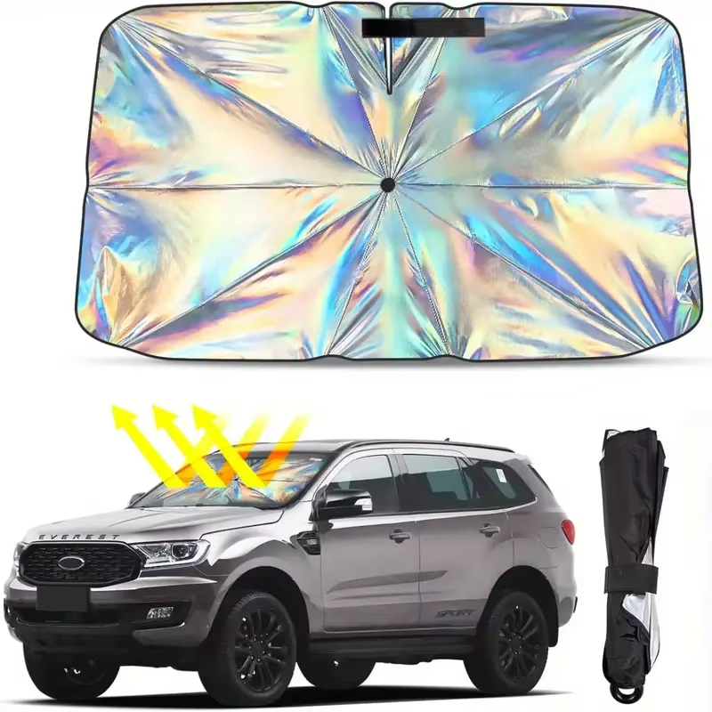 Car Sun Shade - Portable UV Blocking Window Visor - Hehif
