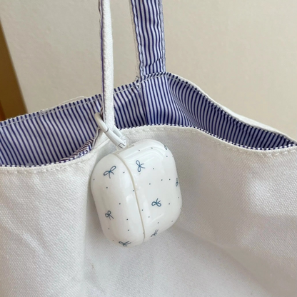 Cute Spot Earbud Pouch with Charm
