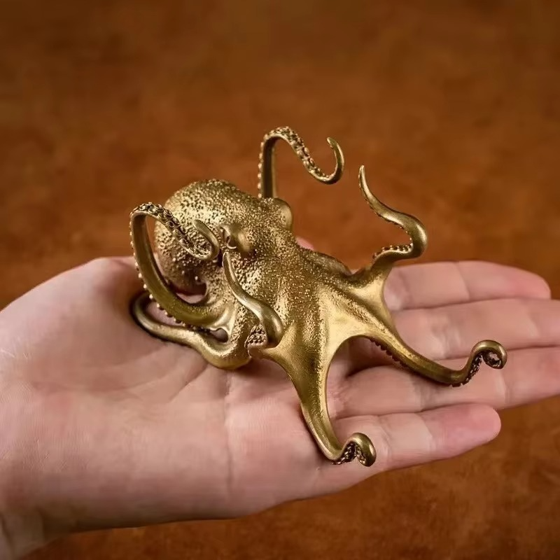 Practical Metal Octopus Desk Holder & Phone Stand - Hehif