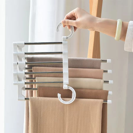 Space Saving 5-in-1 Closet Storage Hanger