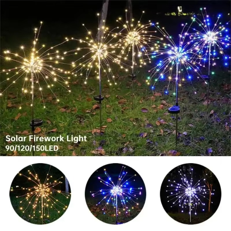 Colorful Solar LED Garden String Lights - 90/150 LED Waterproof Outdoor Lamp