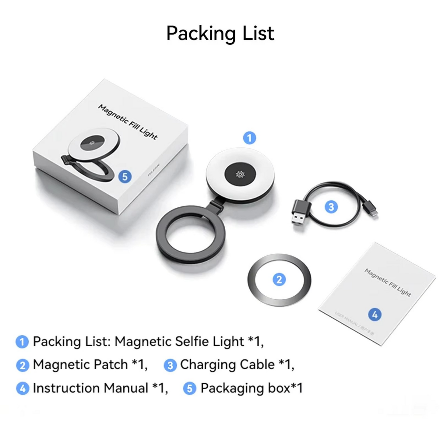 Portable Compact Phone Ring Light