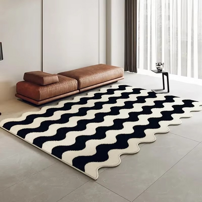 Unique Abstract Modern Area Rug for Home Decor