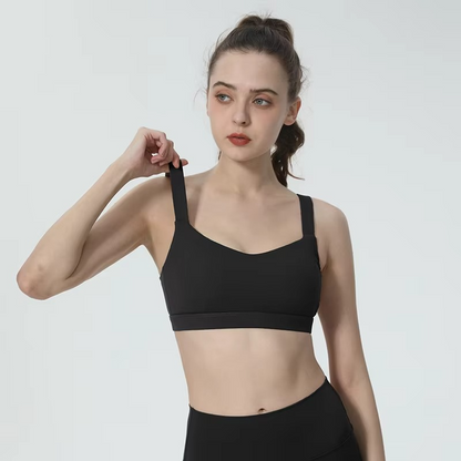 Comfortable Women's Sports Bra with Back Support