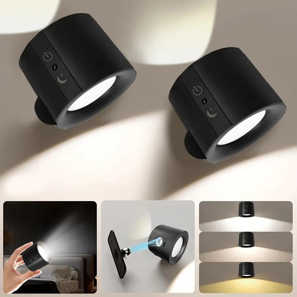 Portable LED Wall Light - Adjustable and Cordless