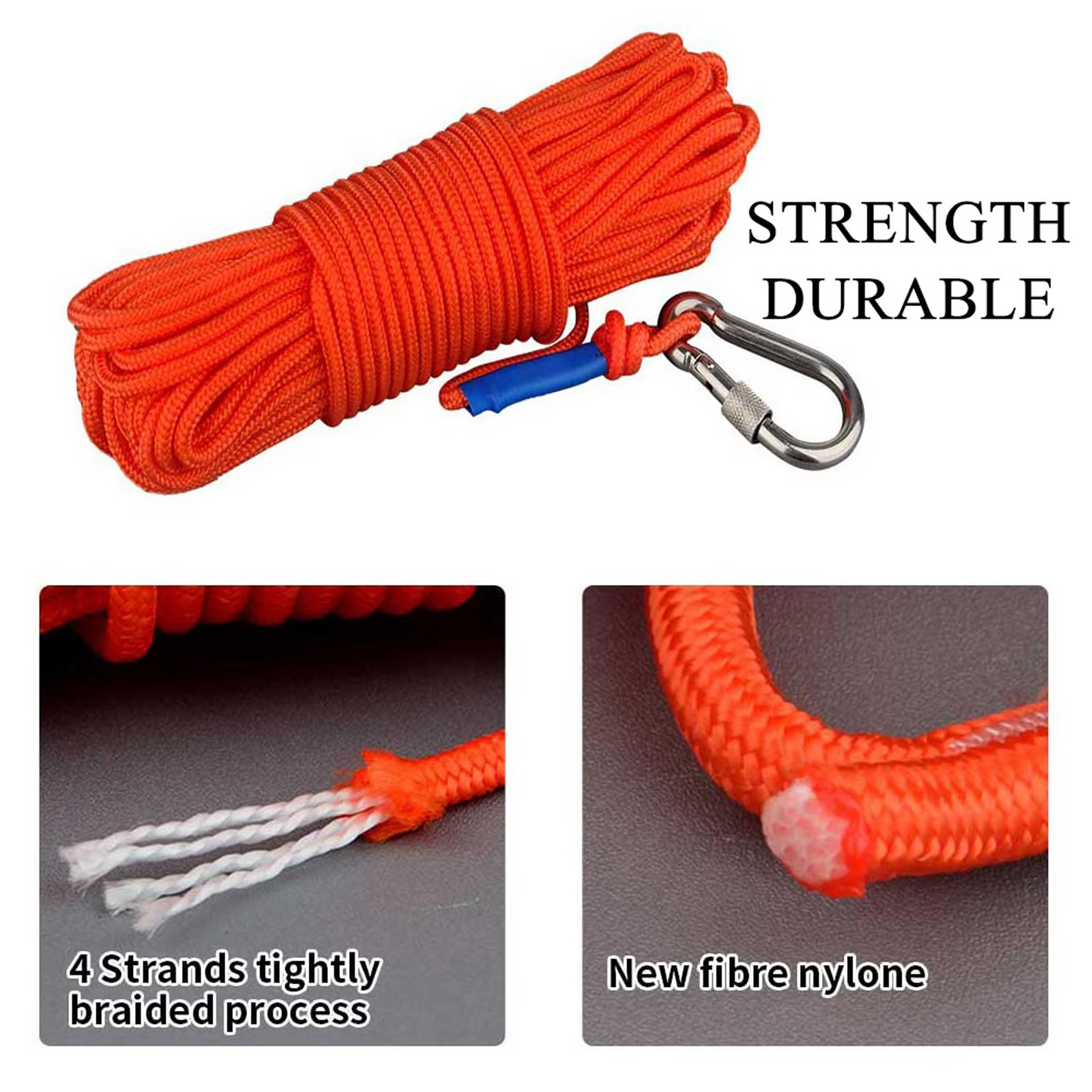 Strong Neodymium Fishing Magnet Set 80/120KG with Rope