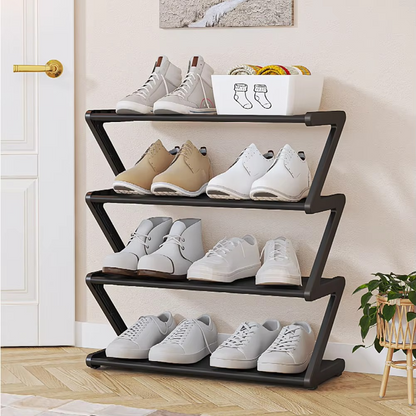 Space Saving 4 Shelf Shoe Rack