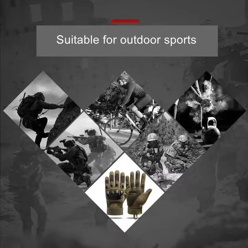 Rugged Tactical Gloves - Durable Outdoor Hand Protection