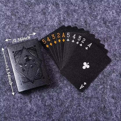 Premium Waterproof Gold Coated Playing Cards
