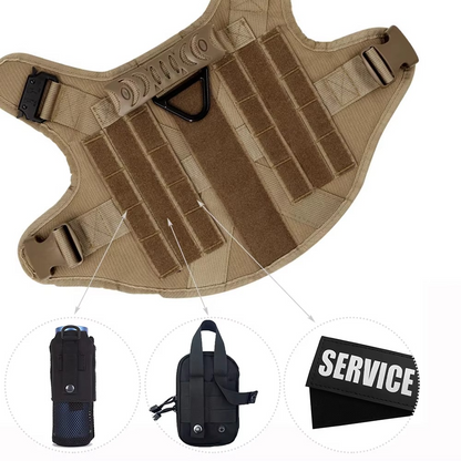 Durable Dog Vest Harness and Lead Set for Big Dogs - Hehif