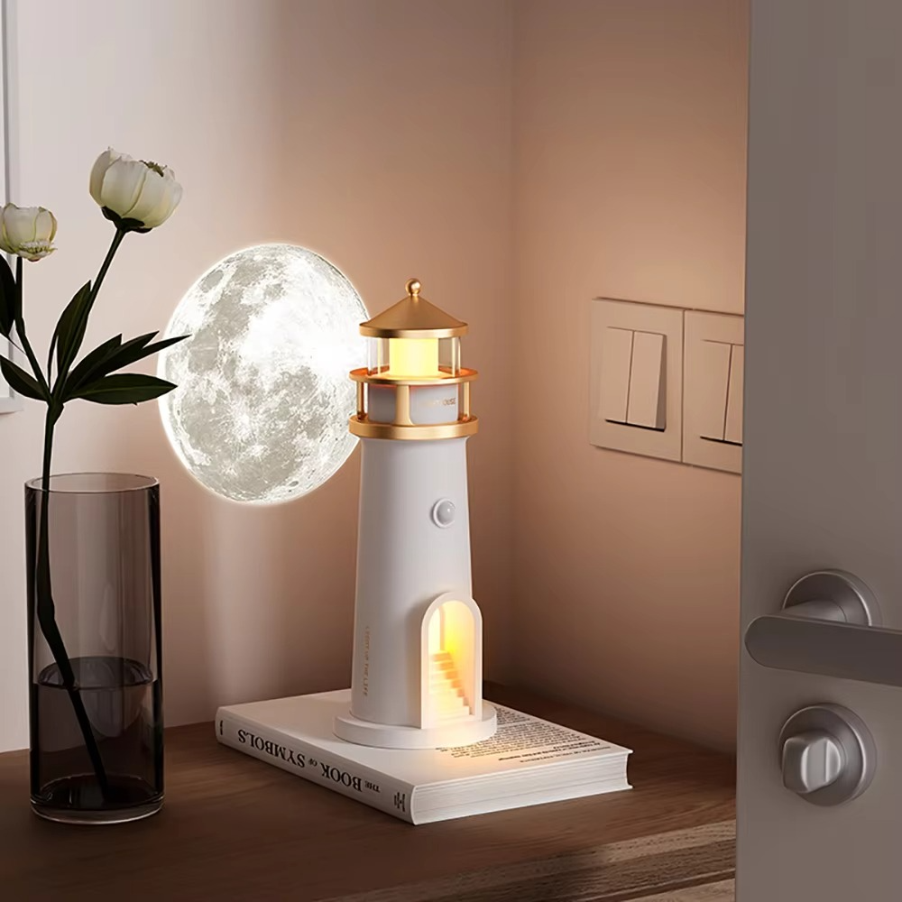 Colorful Ocean Night Light With Bluetooth Speaker and Sensor - Hehif
