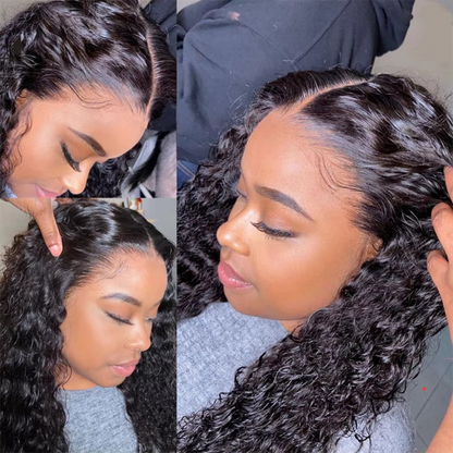 Luxury Deep Wave Peruvian Hair Bundles with Lace Closure