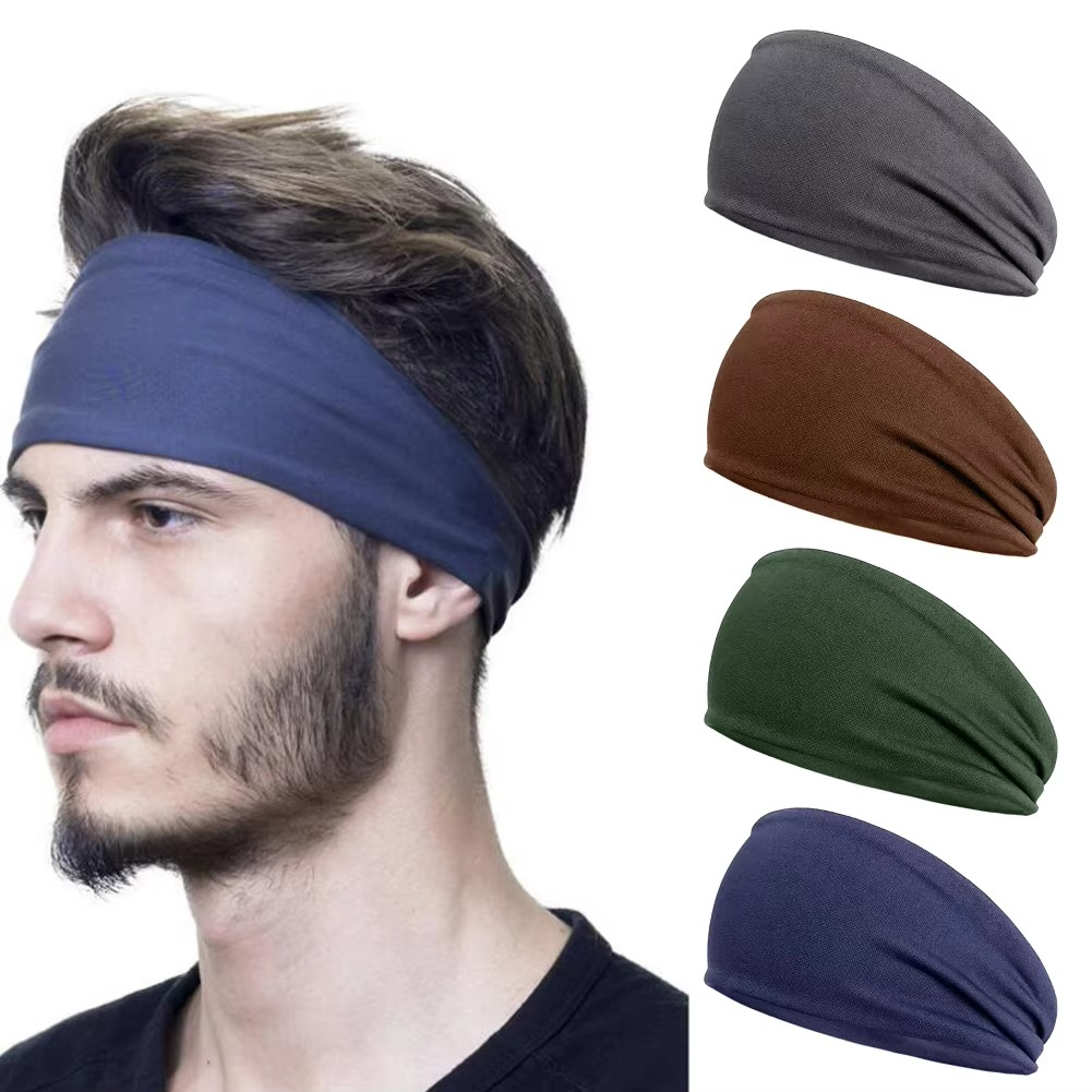 Moisture Wicking Athletic Sport Headband for Men Women - Hehif