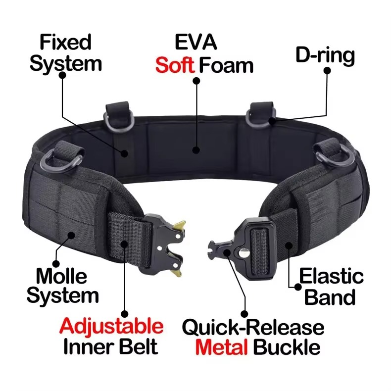 Durable Fasten Nylon Web Belt for Hiking and Outdoor