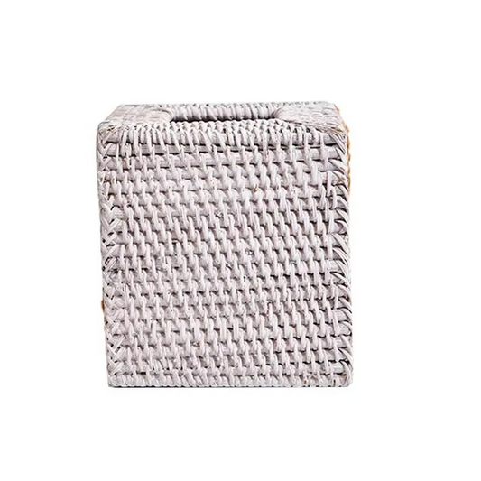 Natural Woven Square Tissue Holder Box - Hehif