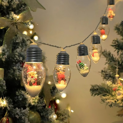 Indoor Outdoor Battery Operated Christmas Globe String Lights