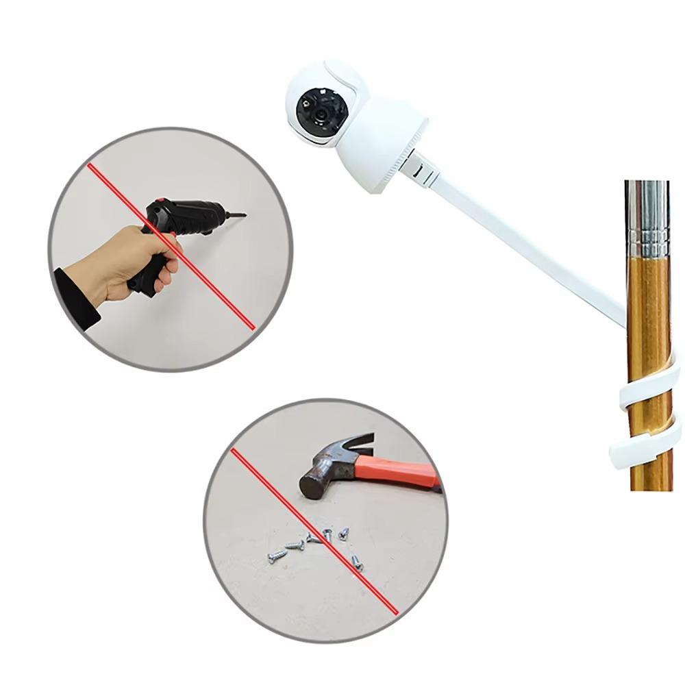 Adjustable Desk Camera and Baby Monitor Clip Mount