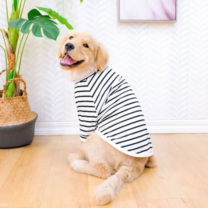 Comfortable Pet Stripe Tee Shirt for Dogs