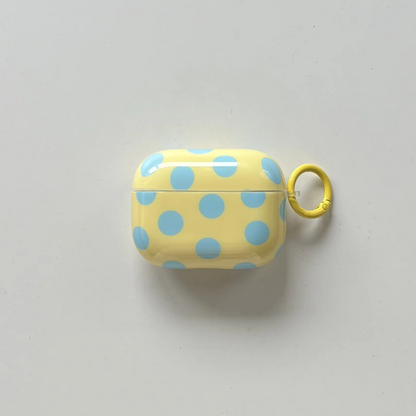 Shiny Dot AirPods Case with Keychain Ring