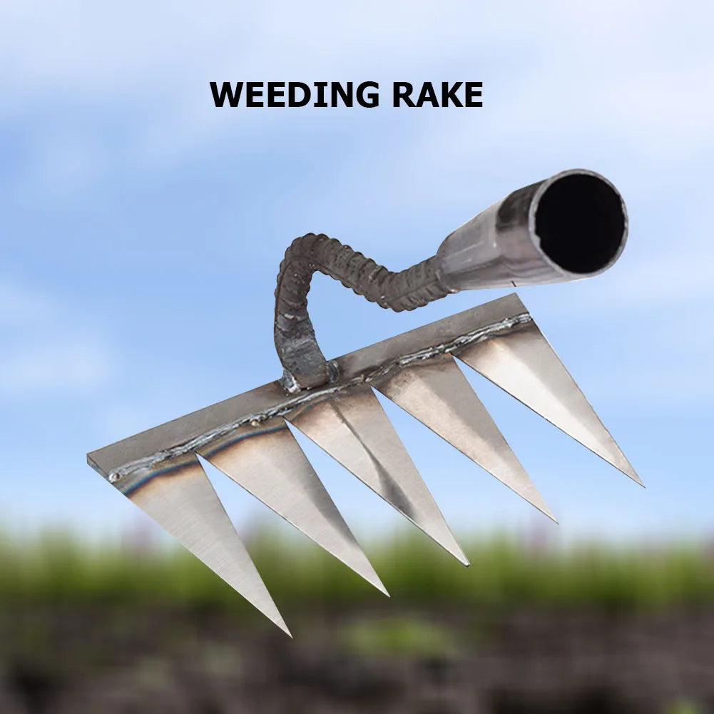 Heavy Duty Steel Garden Rake Tool