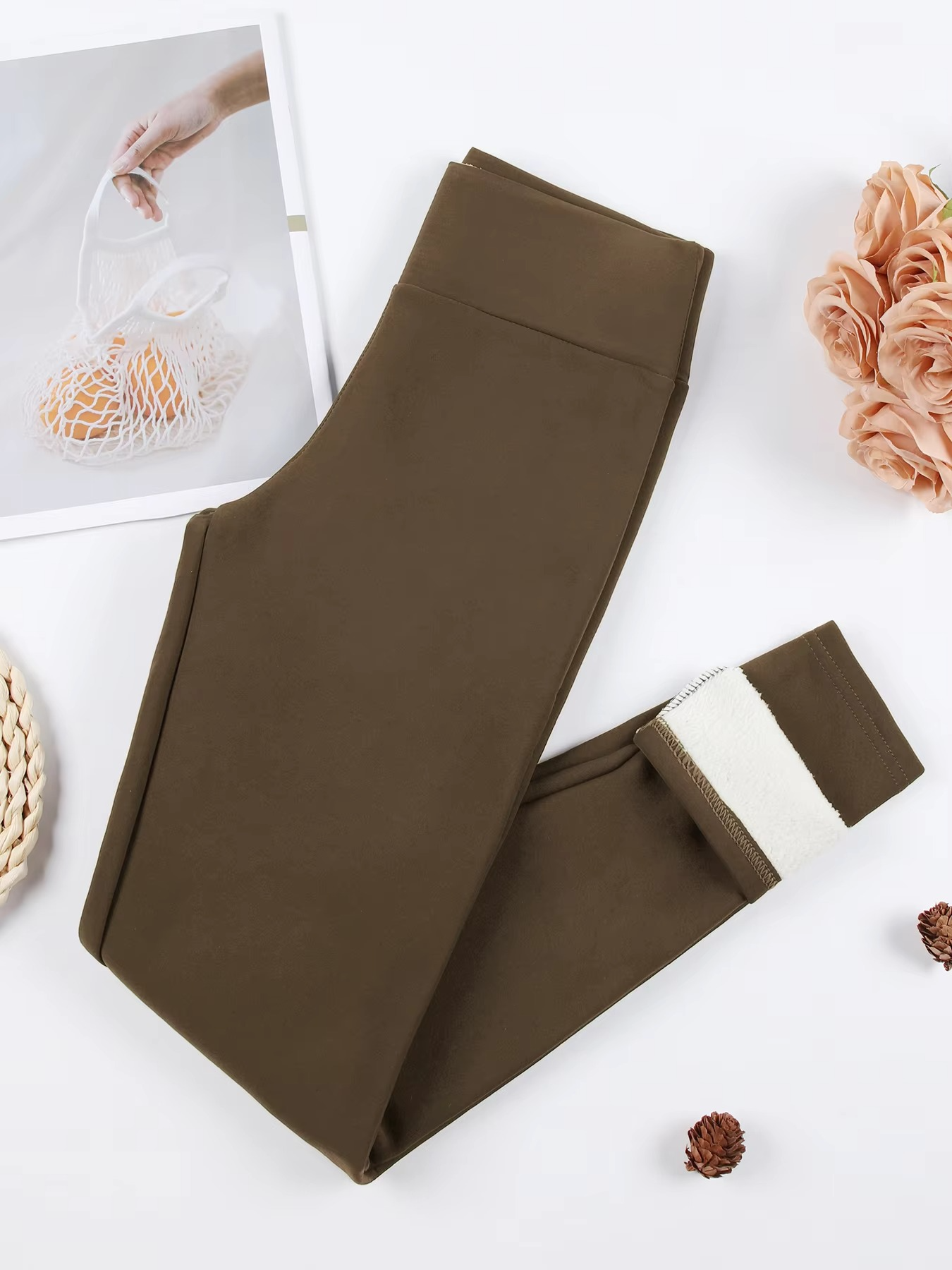 Luxurious Soft High Waisted Velvet Leggings