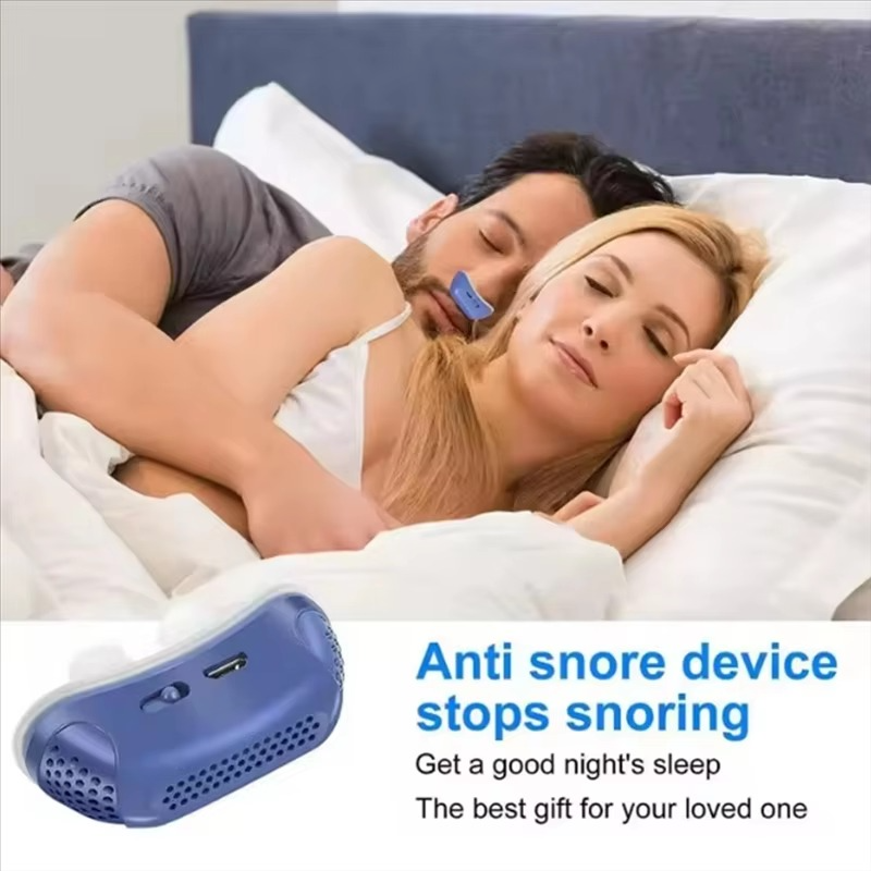 Automatic Sleep Apnea Snore Stopper with Adjustable Airflow