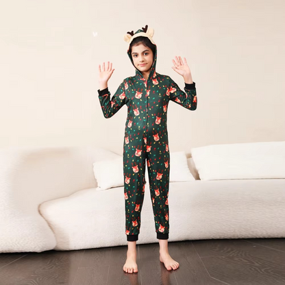 Fun Family Holiday Pajama Set Cozy Christmas Jumpsuits