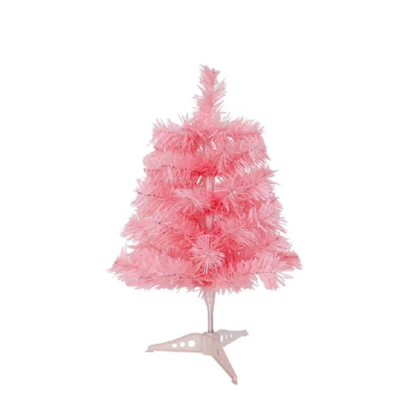 Red Artificial Christmas Tree Decor for Home Display - Hehif