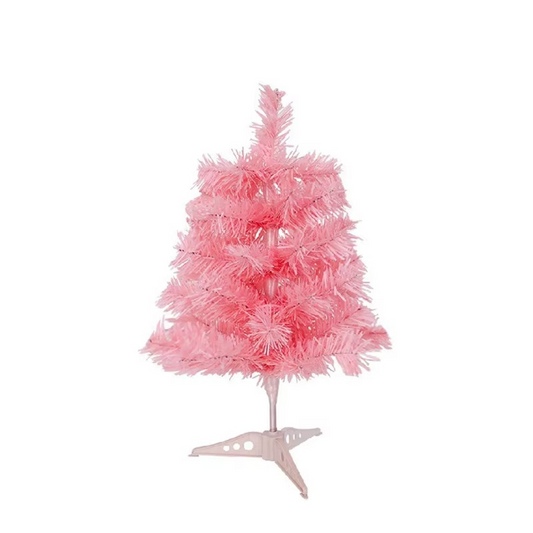 Red Artificial Christmas Tree Decor for Home Display - Hehif