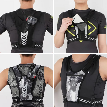 Breathable Fitness Phone Vest with Pockets
