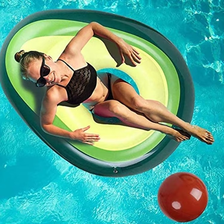 Fun Pool Avocado Float with Removable Ball - Hehif