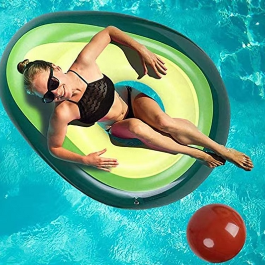 Fun Pool Avocado Float with Removable Ball - Hehif