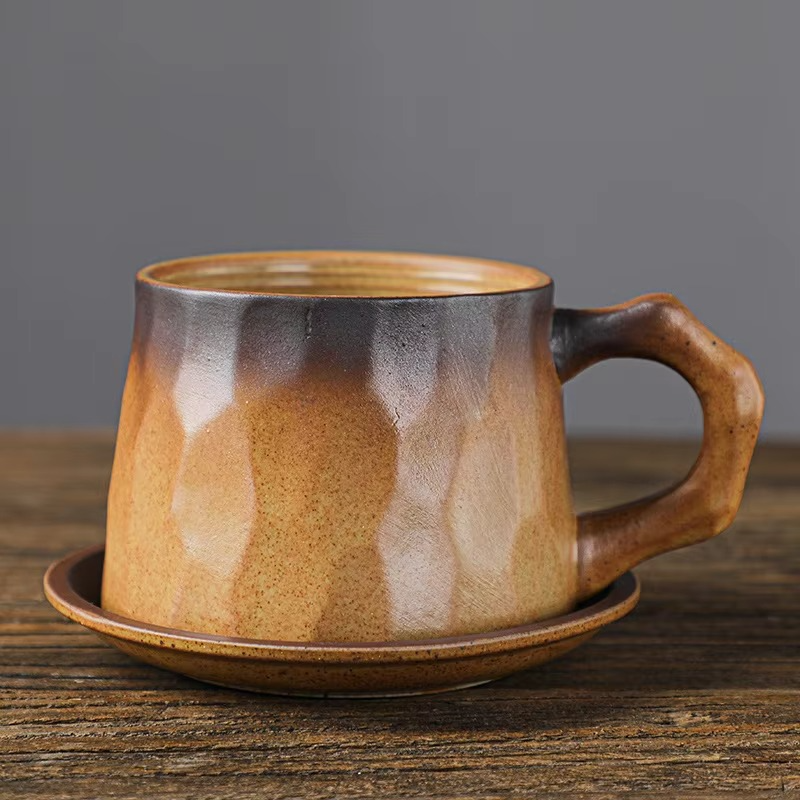 Unique Artisan Ceramic Mug Set 10oz