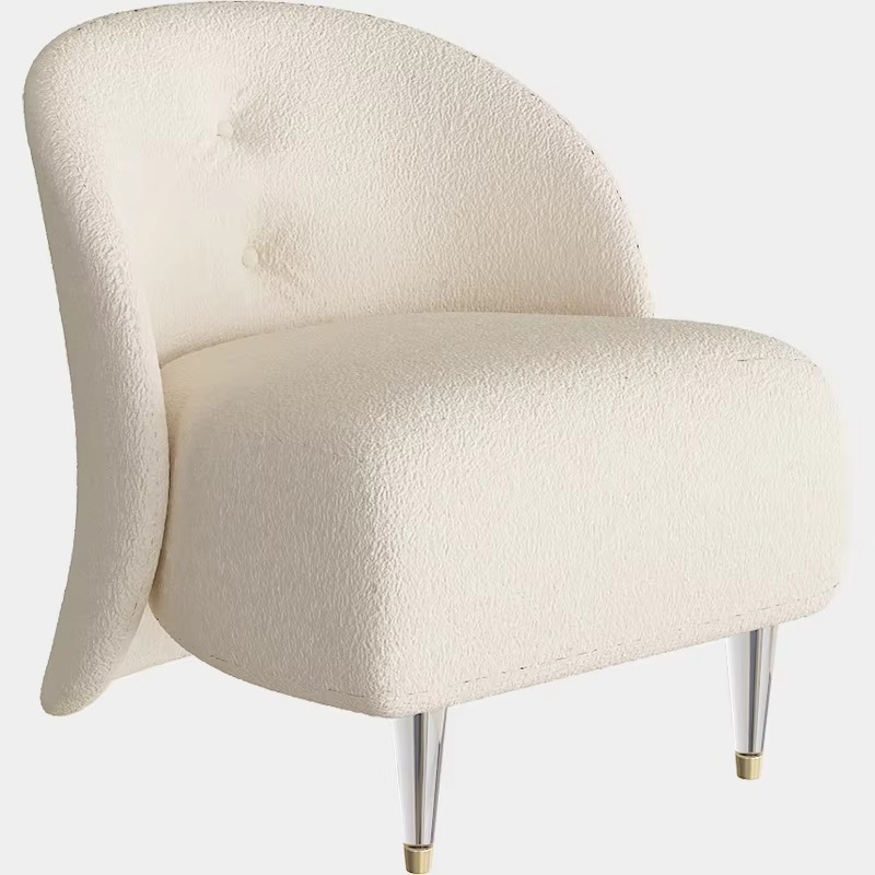 Comfortable Grey Upholstered Armchair for Home